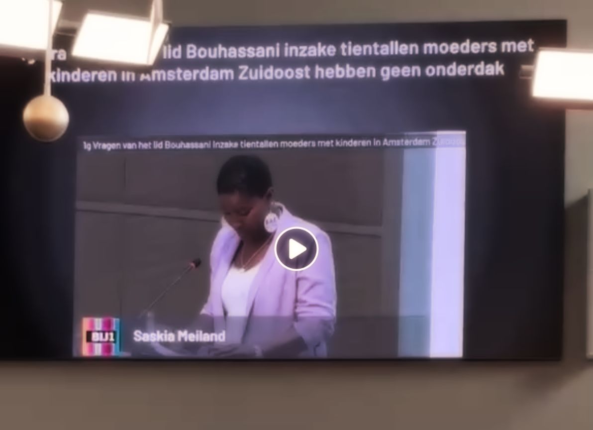 Raadsvragen over dakloze moeders en kinderen in Amsterdam Zuidoost
